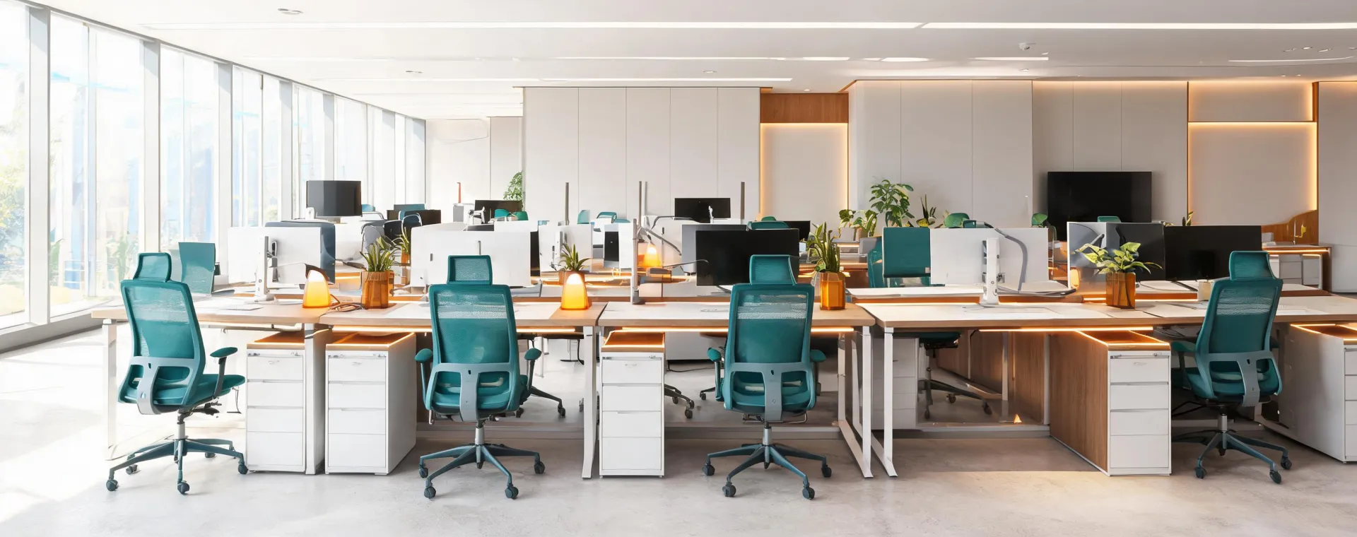 Ergonomic office furniture in a hybrid workplace