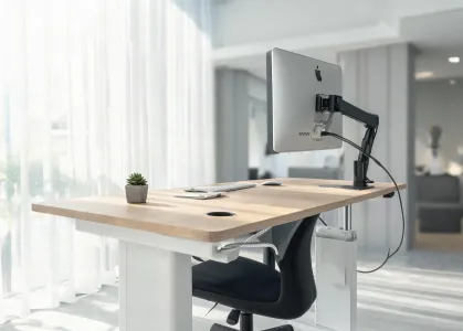 Sit stand desk